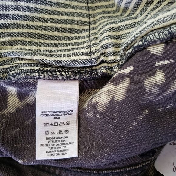 Free People Frayed Distressed Printed 5-Pocket Shorts Size 29 Daisy Dukes - Picture 8 of 9